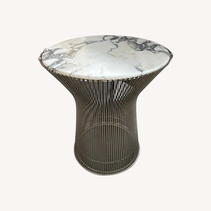 Table d'appoint de peinture à l'huile FRP peinte à la main de conception fractale créative moderne Meubles de salle à manger élégants pour la maison et le restaurant - Product Image 4