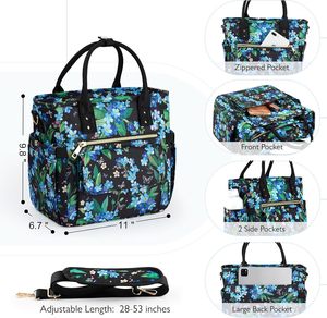 Bolsa de hombro de lona de algodón ecológica, portátil, duradera, para compras, almuerzo, comida, con aislamiento térmico, muestra gratuita. - Product Image 3