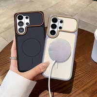 Casing Ponsel Pintar Magnetik Nirkabel untuk Samsung S26 Plus, Pelindung Anti Benturan untuk Samsung S26 Ultra S25U S24U S23U