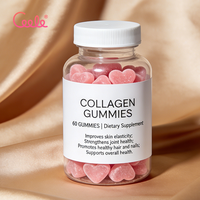 Collagène en gummies en marque privée en gros, multi-collagène avec biotine et acide hyaluronique, complément alimentaire végétalien pour les cheveux, la peau et les ongles