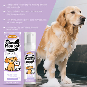 <span class=keywords><strong>Mousse</strong></span> <span class=keywords><strong>nettoyante</strong></span> sans rinçage pour chiens et chats, séchage rapide, toilettage doux, utilisation en salle de bain, 100 ml, Eleljoy - Product Image 5