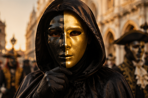 <span class=keywords><strong>Masque</strong></span> <span class=keywords><strong>de</strong></span> mascarade noir et or pour le visage entier, <span class=keywords><strong>masque</strong></span> vénitien pour le <span class=keywords><strong>carnaval</strong></span>, Halloween, cosplay, décorations <span class=keywords><strong>de</strong></span> fête - Product Image 6