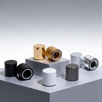 Tapa Magnética de Vidrio y Madera de Fresno para Perfume, de Lujo y Alta Gama, con Logotipo Personalizado, Reciclable, Disponible en Varios Colores