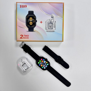 H09 Smart Watch 2in1 TWS Ensemble d'écouteurs Smartwatch Air31 Ensemble d'écouteurs sans fil Boîte cadeau H09 Smart Watch 2 <span class=keywords><strong>En</strong></span> 1 - Product Image 3