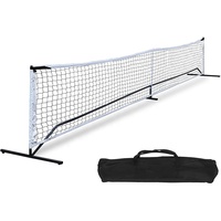 Ensemble de filet de pickleball portable avec support en métal pour le tennis, le volley-ball, le football, accessoires de pickleball, équipements de sport