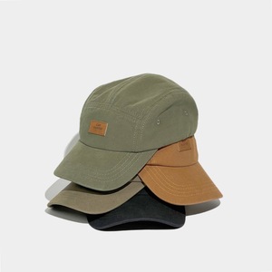 Sombrero barato <span class=keywords><strong>de</strong></span> 5 paneles, sombrero <span class=keywords><strong>de</strong></span> gorra para deportes al aire libre, sombrero Snapback <span class=keywords><strong>de</strong></span> campamento sombrero <span class=keywords><strong>de</strong></span> 5 paneles no estructurado con parche <span class=keywords><strong>de</strong></span> cuero - Product Image 1