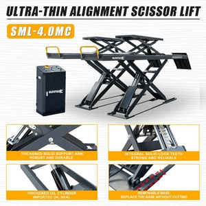 Máquina de Alineación de Ruedas 3D Sunmo con Certificación CE, en Oferta, Alineador de Autos de 4T, Capacidad de Elevación de 4000 kg, Elevador de Tijera para Garaje Doméstico SML-4 - Product Image 2