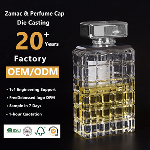 Custom Logo Luxury Creative 15 Mm Zamac Metal Perfume <strong>Cap</strong> - Universal Fea Fragrance Bottle Lid Cover - Product Image 1