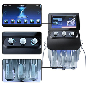 Appareil de nettoyage <span class=keywords><strong>du</strong></span> <span class=keywords><strong>visage</strong></span> à bulles d'hydrogène et d'oxygène 360, dermabrasion, 6 en 1, Hydra Beauty Facial Smart Ice Blue Machine - Product Image 4