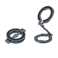 Support de téléphone de voiture magnétique amélioré à 360 ° Support de téléphone portable pliable réglable en hauteur en aluminium pour MagSafe