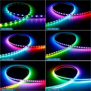 DIY Addressable RGB LED Strip WS2812B WS2811 WS2815 Breakpoint Resume 5V 12V 24V 30LED 60LED Pixel Light Strip - Product Image 6