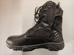 Bottes tactiques de sport en cuir véritable pour hommes, légères et personnalisées, Delta en stock pour l'extérieur, chaussures pour hommes - Product Image 4