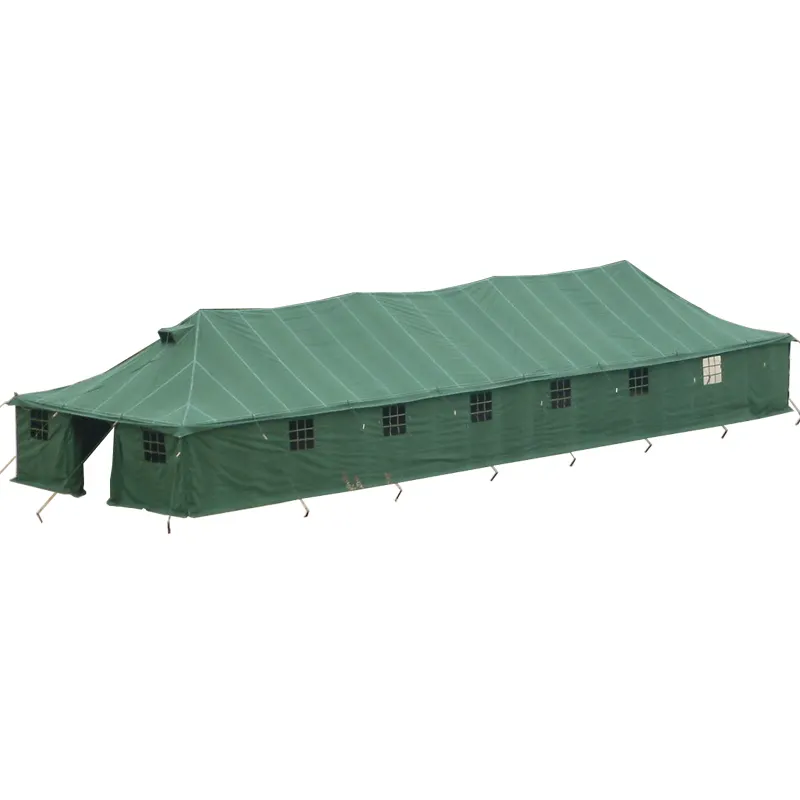 QX 50 persone che Camping grande tenda da esterno invernale in tela impermeabile