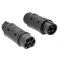 Connecteurs EV J1772 européens à américains de Type2 à Type 1 Adaptateur de pile de charge New Energy 32A