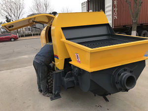 Moteur Diesel Remorque Pompe à Béton 50m3 H Électrique Mini Pompe à Béton Machine/Mini Pompe à Béton/Petite Pompe à Béton à Vendre - Product Image 5