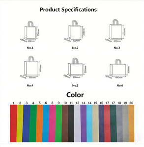 Bolsas de tela no tejida personalizadas al por mayor con logotipo, ecológicas, para compras, promocionales, de embalaje. - Product Image 3