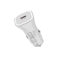 Chargeur de voiture USB-C PD 20W rapide d'origine pour Apple iPhone 11 12 13 Pro Max Mini X XR XS Max Adaptateur d'origine avec câble USB C de 1 m