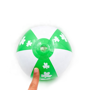 Aufblasbarer Wasserball mit Logo-Druck benutzer definierte <span class=keywords><strong>36</strong></span> Kunststoff Stoff Werbung weiß grün bunt Wasser PVC Strand bälle in loser Schüttung - Product Image 3