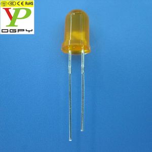 Nhấp nháy chậm 0.5 HZ khuếch tán (sương mù) ống kính ngắn dẫn đường kính 5mm dẫn điốt trắng hổ phách với ống kính khuếch tán màu hồng đỏ tươi - Product Image 4