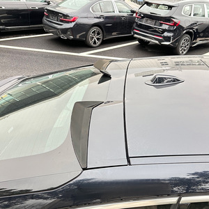 Bmw X6 G06 Roof Spoiler Piano Black Carbon Fiber Texture Rear Trunk Deck Ducktail 2019+ Exterior Modification - Product Image 2