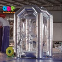 Cabine gonflable attrape-billets personnalisée pour la promotion d'événements