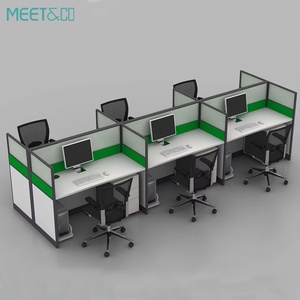 Big Discount Modern Design Cubicle Office <b>Workstation</b> Aluminum Paritition Office Cubicle , Modular Office <b>Workstation</b> Furniture - Product Image 1