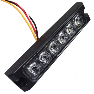 Luces estroboscópicas led para dc12-24v, luz estroboscópica roja, azul, verde, blanca y naranja con 18 patrones intermitentes - Product Image 6