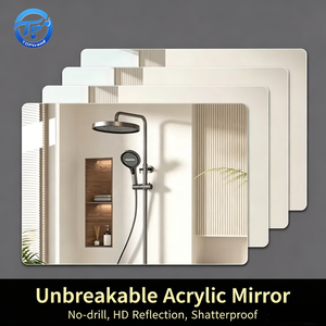 Wholesale Shatterproof Acrylic <b>Mirror</b> Panel Custom Cut Size <b>Plastic</b> <b>Mirror</b> Sheet for Home Gym Kids Room Custom Size Manufacturer - Product Image 1