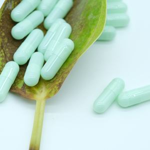 Ilaç fabrikası yeşil renkler boş sert kapsül boyutu <span class=keywords><strong>0</strong></span> jelatin kapsül için sağlık ürünü - Product Image 4