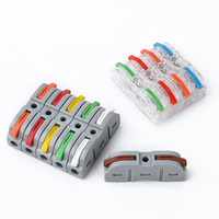 Terminal de Cableado PCT-211 de Conexión Rápida, Puede Empalmarse con Conector 1 Entrada 1 Salida