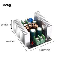 Convertisseur abaisseur DC-DC 300W 20A, module de pilote LED à courant constant, module abaisseur de tension avec condensateur électrolytique