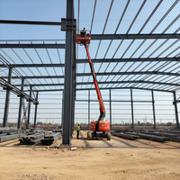 Almacén de Estructura de Acero Aislada, Edificio de Almacenamiento Industrial Prefabricado Moderno, Taller de Fábrica con Paneles de Eficiencia Energética