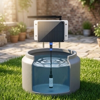 Capteur de niveau LoRaWAN sans fil, transmetteur de niveau, capteur de niveau de réservoir d'eau 4G alimenté par batterie, télécommande sous-marine