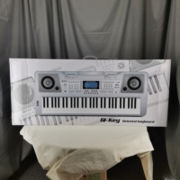 Aiersi-Instruments à clavier de bureau 61 touches avec prise MAC, écran LCD portable, orgue électronique midi oriental noir