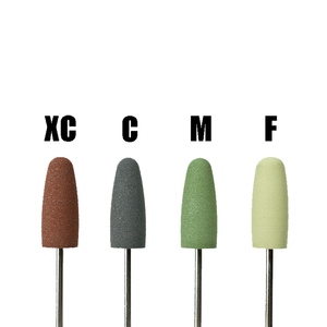Ensemble de 3 embouts de polissage en silicone de 10,0 mm pour ponceuse à ongles, outil de pédicure en forme de balle de 3/32 pouces, grain M - Product Image 5