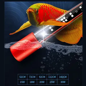 Submersible Aquarium Light 5050 Led Wide Angle Red Dragon Lamp Fish Red Water Clear Led Aquarium Light Lamp For Arowana