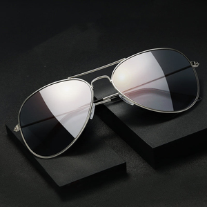 2024 Stylish Retro <b>Driving</b> Oval Metal Frame Sunglasses with UV400 PC Lenses for Men Black Outdoor Sports Wholesale - Product Image 1