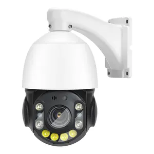 30X Zoom Speed Dome Camera 4K POE PTZ IP Camera SONY IMX415 IR 100m humanoid tracking vehicle detection Hi kvision Compatible