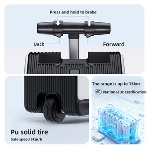 LeavesKing Valise d'embarquement pour scooter électrique 20 pouces Valise d'embarquement avec roulette pour enfants et adultes Matériel PC - Product Image 3