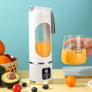 Vaso Mezclador Eléctrico <span class=keywords><strong>Portátil</strong></span> de 450 ml, <span class=keywords><strong>Licuadora</strong></span> Personal Recargable para Smoothies, Jugos de Frutas y Verduras, para Viajes y Oficina - Product Image 5