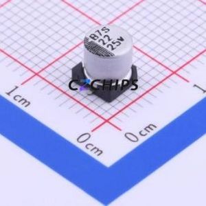 BXA25V22M5 * 5 5.0TP ตัวเก็บประจุอลูมิเนียมอิเล็กโตรไลต์ SMD D5xL5mm 22uF 20% 25V 150mA-100kHz - Product Image 1