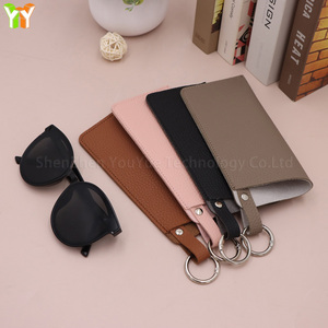Listo para enviar Estuche portátil de cuero PU para anteojos Bolsas Negocios y regalos promocionales para anteojos - Product Image 6