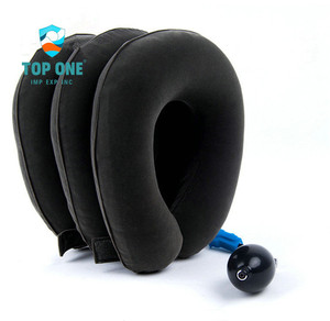 TopOne Tractor Cervical superior inflado de cuello completo de tres capas Soporte deportivo y de entretenimiento Protección de vértebra cervical - Product Image 1