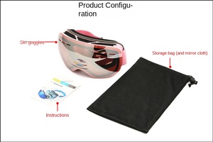 2025 Fashion Customized Ski <strong>Goggles</strong> Strap Anti Fog Outdoor Sports Ski Board <strong>Goggles</strong> Ski <strong>Goggles</strong> - Product Image 5