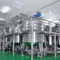 Machine de fabrication de savon liquide et de détergent pour la vaisselle en acier inoxydable haute sécurité avec pompe pour gel d'aloe vera et produits chimiques