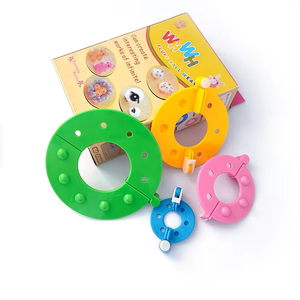 Pompom Makers 4 Taille Pom Poms Maker Tool Set DIY Fluff Ball Weaver pour DIY <span class=keywords><strong>Laine</strong></span> Fil À <span class=keywords><strong>Tricoter</strong></span> - Product Image 6