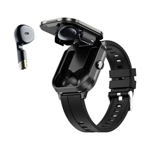 2 trong 1 Smartwatch TWS không dây Earbuds Chất lượng cao thể thao thông minh xem với tai nghe và bảo vệ trường hợp âm nhạc Smartwatch - Product Image 4
