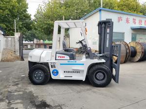 Montacargas Diésel <span class=keywords><strong>TCM</strong></span> 70 de 7 Toneladas de Alta Calidad, Fabricación Japonesa, Máquina de Segunda Mano en Venta con Componentes Principales: Bomba, Motor, Rodamiento - Product Image 4