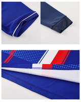 Lieferanten-Großhandel 2627 Sublimations-Fußballtrikot aus 100% Polyester, Atmungsaktiv, Schnelltrocknend, Individuelles Fußballshirt mit Name und Nummer