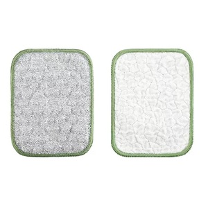 ผ้าเช็ดจานสองด้าน ผ้าฟองน้ำดูดซับน้ำ สำหรับทำความสะอาดหม้อและกระทะ - Product Image 5
